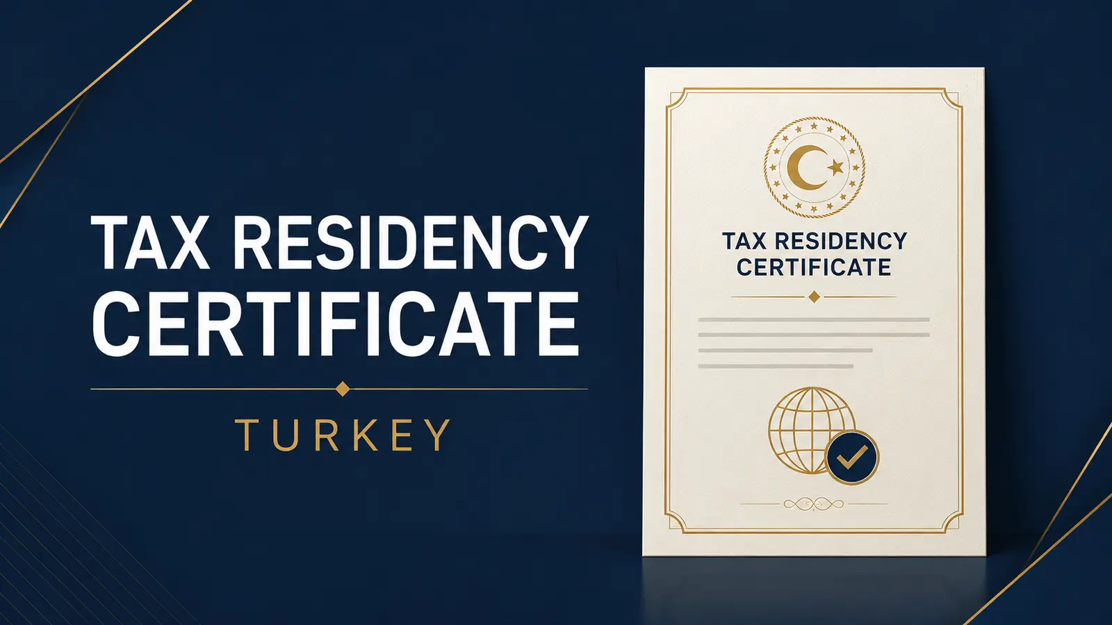 Official tax residency certificate application in Turkey