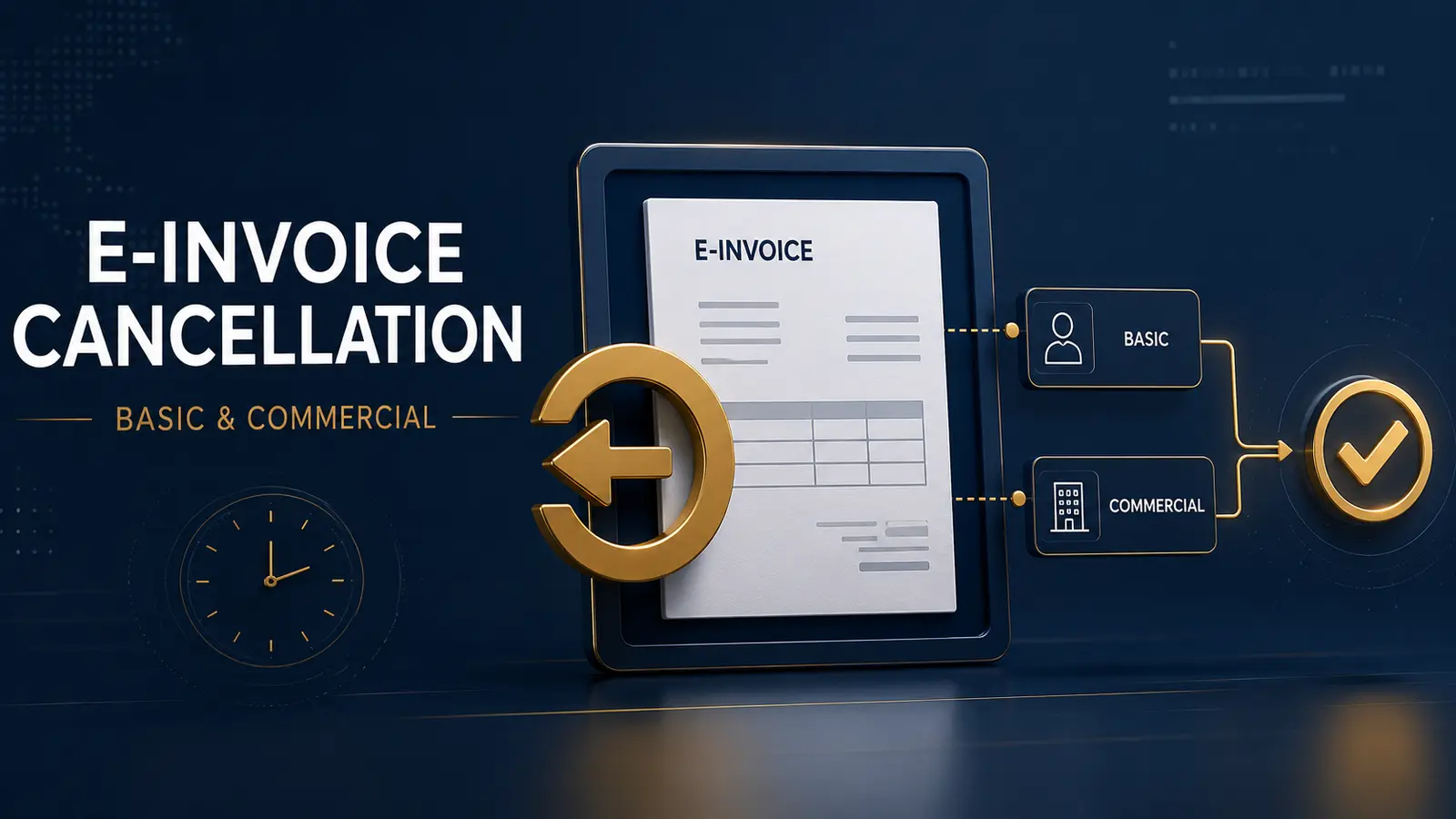 commercial e-Invoice cancellation workflows in Turkey